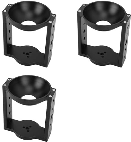 Onchdbfhuu 3X Metal Tripod Head Bowl Riser Versatile Aluminum Alloy Hi-Hat Riser with 100mm Bowl Adapter for Photography Tripod