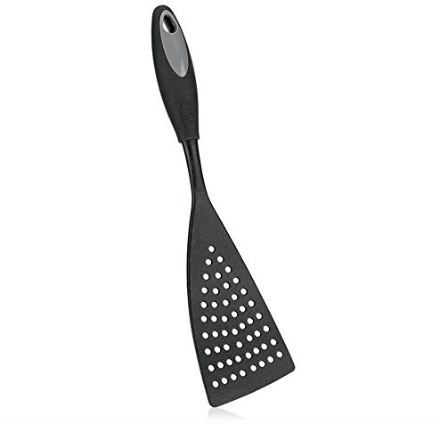 Metaltex ESPATULA Larga Nylon 'Britannia', Negro, Estandar
