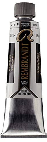 Rembrandt Oil Colour Tube 150 ml Mixed white (safflower oil) 103 (01071032)