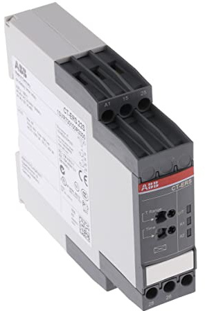 ABB Zeitrelais, DIN-Schienen, 0.05 s → 300h, 24 → 48V dc, 2 Kont. Einfach