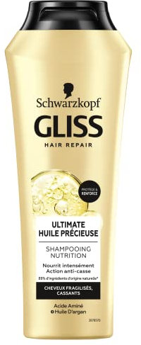 Schwarzkopf Gliss Shampoo Ultimate Öl, 250 ml, 2 Stück