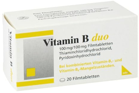 Vitamin B Duo Filmtabletten 20 stk