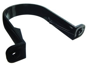 24 Of Downpipe Clip Brackets Black 68Mm For Support And Jointing