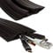 kenable Black Rubber Floor Cable Protector Cover 19 x 9.5mm Inner Channel 3m 9ft [3 metres]
