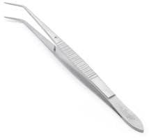 De Buyer - Pince embout coudé en inox de présentation - 16 cm -, Gris