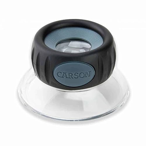 Carson LumiLoupe Plus loupe sur pied avec fonction mise au point, grossissement de 17,5x (LO-15)
