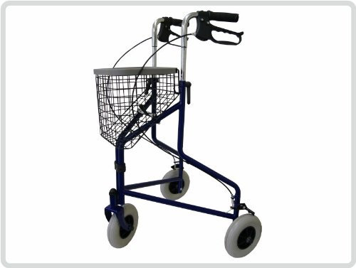 Teckmedi Delta Dreiradgehwagen, Leichtgewicht, Farbe: dunkelblau *Top-Qualität*
