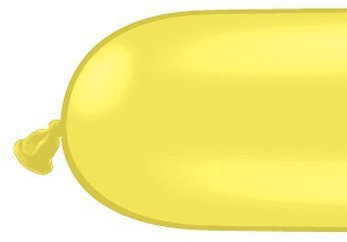 Single Source Party Supplies 100 Ballons Qualatex 260 Gelbs