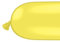 Single Source Party Supplies 100 Ballons Qualatex 260 Gelbs