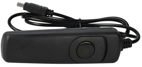vhbw Fernauslöser Fernbedienung Kabel kompatibel mit Nikon D3000, D3100, D3200, D3300, D5000, D5100, D5200, D5300, D5300 DSLR Kamera