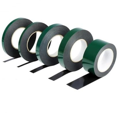 Genérico Rollo Adhesivo Doble Cara 5MM Ancho, 0,5MM Espesor, 10M Largo, Cinta Pegamento