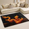 Coosun Dragon Chinois Lanterne Zone Tapis Moquette antidérapant Tapis de sol Paillasson pour salon Chambre à coucher 91.4 x 61 cm, Tissu, multicolore, 36 x 24 inch