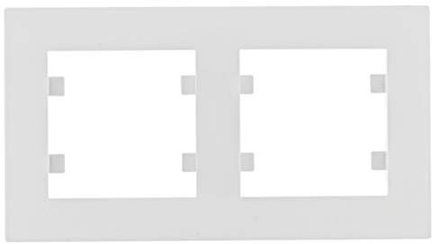 Marco serie lumina intense (WL5720) 2 elementos horizontal color blanco polar