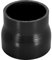 X AUTOHAUX 76-89mm 3-3.5 ID Manguera Recta de Silicona de Refrigeración Negro para Cochemóvil