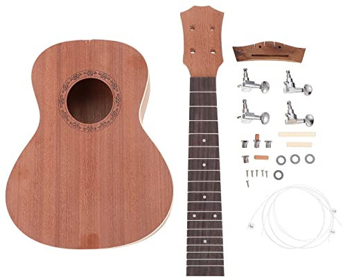 1 Satz 23 Zoll Ukulele Akustische Gitarre Bausatz Für Bemalbare Ukulele Zum Selbermachen -dekorationsset -malset Hawaii-kit Kleinkind Metall Hölzern Material