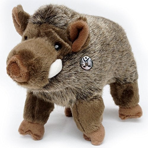 Wildschwein Kuscheltier Schwarzwild Bache Keiler 26 cm Plüschtier Woody - Kuscheltiere*biz