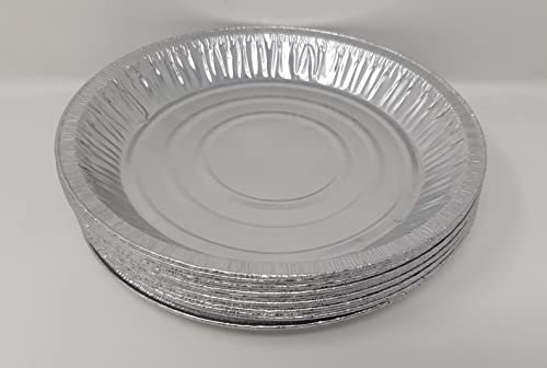 Aluminium Foil 9 23cm Round Pie Flan Tart Plates Trays BBQ 229x22mm (4)
