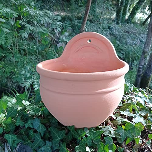 MACETA de barro para colgar en pared 24x22