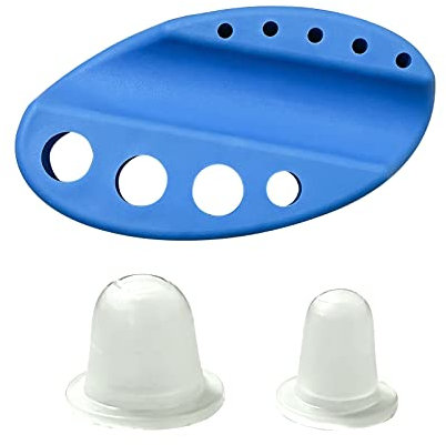 200 Stück Silikon Tattoo Farbkappen Cups, Einweg Tintenbecher,Kunststoff Farbbehälter, Kleine Small Tinte Pigment Cups (Inklusive Sockel)