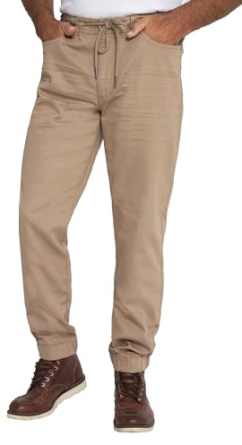 JP 1880 Herren große Größen Übergrößen Menswear L-8XL Schlupfhose, FLEXNAMIC®, Elastikbund, bis 8 XL Sand XL 812960310-XL