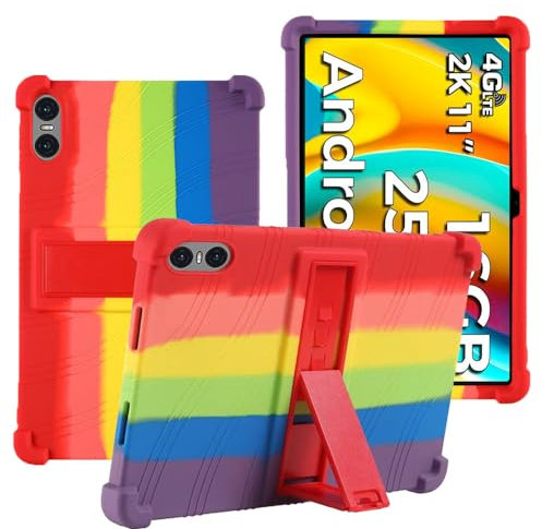 YHFZR Custodia Cover per Teclast T50 PRO, Ultra Leggero Protettiva Cover in Silicone con Supporto per Bambini per Teclast T50 PRO 11 Pollici, Colorato