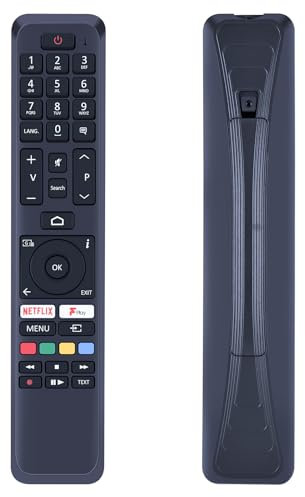 TCNOUMT Adatto per Toshiba CT-8555 Telecomando di ricambio per Hitachi TV RC43161, compatibile con CT-8562 43UA20 43UA2B 49UA20 50UA20 55UA4B 55UA6B 58UA2B 65UA20 50UA3A