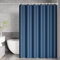 KnSam Rideau Douche, Bleu Foncé, 120x180cm, Simple Moderne, PEVA, Rideau Salle de Bain Imperméable avec Anneaux