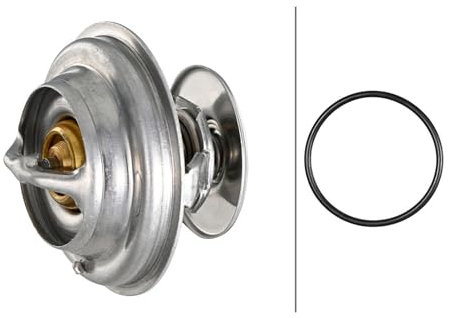 HELLA 8MT 354 778-381 Termostato, refrigerante - Temp. abertura: 75°C - con juntas