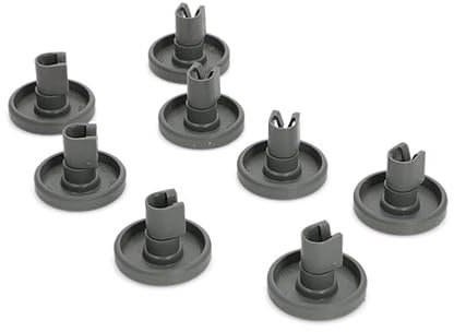 KGA Supplies Lower Basket Wheel Kit Compatible With Zanussi Dishwasher Models ZDT100, ZDT101, ZDT110, ZDT111, ZDT112, ZDT200