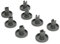 KGA Supplies Lower Basket Wheel Kit Compatible With Zanussi Dishwasher Models ZDT100, ZDT101, ZDT110, ZDT111, ZDT112, ZDT200