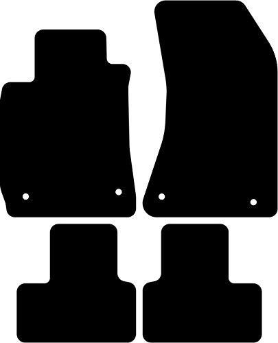 Kovvar Fußmatten passend für Alfa Romeo 159 2006-2011 Passend zur Ausführung: Beifahrer mit Befestigung | Befestigungssystem: Clips (geschlossen) | Qualität: Premium