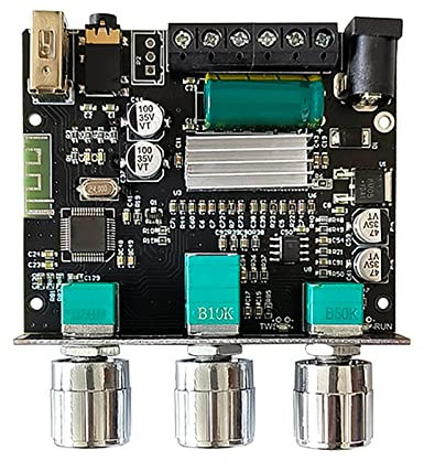 2.1 Channel Audio Amplifier Audio Amplifier Module, 2.1 Channel Audio Amplifier Module Module Bluetooth Stepless Tuning 10 Sounds Audio Amplifier Board Panel