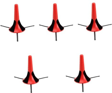 SAFIGLE 5St kleiner Ständer tripod terassenliege stativzubehã¶r Klarinettenständer stative Oboenständer Oboenhalterung für Klarinette Halter für Musikinstrumente Flötenhalter Metall rot
