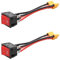 LXRTKL 2PCS 30A/250VAC 35A/125VAC Große Strom Schalter mit XT60/T Stecker 14AWG Kabel for RC Köder Schlepper Boot Batterie 550/775 Gebürstet Motor(with XT60)