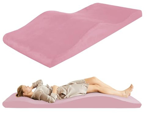 AIROW Wimpern Bettmatratze aus Memory-Schaum, Schaum Wimpern Bett Topper, Ergonomische Gebogene Wimpern Liege Matratze für Spa-Massage und Schönheitssalon