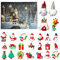 Weihnachten Adventskalender 2024, WeihnachtenZwerge Adventskalender 24-Tage-Weihnachten Countdown Kalender Mit 3 Zwergspielzeugen Und Weihnachtsfigur,Für Familie Und Freunde