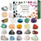 Adventskalender 2024 Kristalle - Kristalle Züchten für Kinder, 24 Tage Edelsteine Mineralien Weihnachtskalender Kristalle Züchten Weihnachts Countdown Kalender Advent (Weiß)