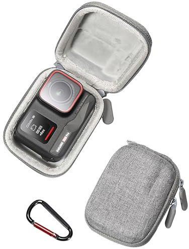 Schutzhülle für INSTA360 Ace Pro 2 2024/Actio 4/Go Pro Serie/Insta360 Go 3, wasserdicht, vollständig schützend, langlebig, stoßfest für Action-Kameras (Grau)
