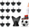 12 tacos de repuesto para fútbol de hombre, de goma, para botas de fútbol, con punta de metal, tachuelas de goma para fútbol, tacos de fútbol de nailon, para niños y adultos, 1 tamaños,con llave
