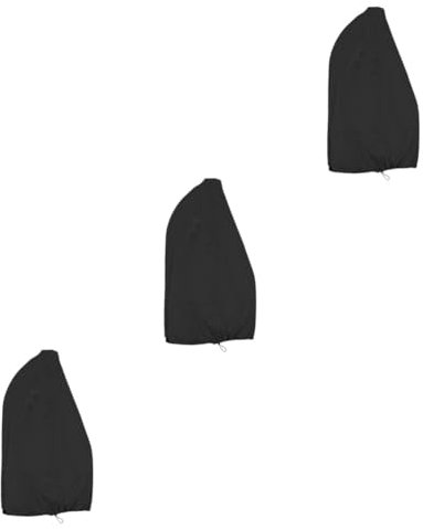 BESPORTBLE 3St chutz für Sessel Liege Wasserdicht im Freien Bistro Anlage schwingstuhl bezug gartenstühle Abdeckung Möbelschutz hängende Ei-Stuhlabdeckung Polyester (Polyester) Black