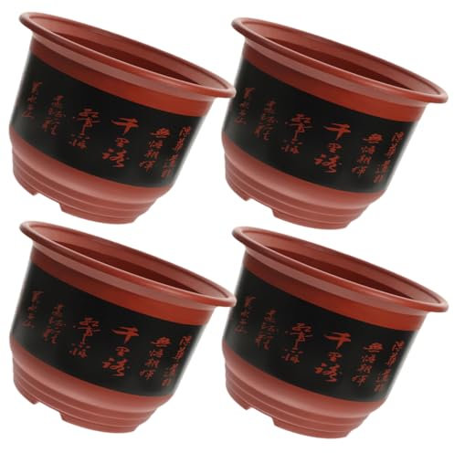 Yardwe Set Di 4 Fiori Per Orchidee Con Fori Per Soggiorno Cucina Balcone E Giardino