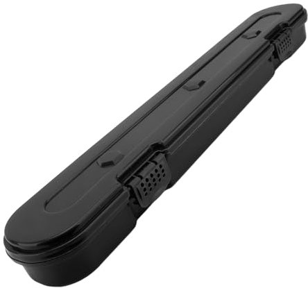 aqxreight Kettensägenkettenlagerbox Großer Kapazität Kunststoff Organizer Elektrische Sägekette Tragetasche Sägekettenlagerbox (Black)