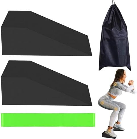 Zeppe per esercizi, yoga | Professionale supporto Squat Ramp – Leggero, strumento di meditazione per sollevamento , palestra, fitness