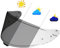 Motorrad Helmvisier, photochromer Schild for SHOEI Z8 X15 RF1400 CWR-F2 NXR1/2 X14 Z7 CWR1 RF1200 Xspirit GT Air1/2 Neotec TC-5/9 Helmvisier (Z8 klar)(Z8 Clear)