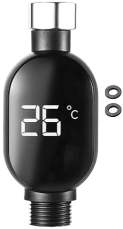 Digitaler Dusch-Timer, Temperaturmessgerät für Dusche, Wassertemperaturmessgerät, Wassertemperaturmessgerät für Babys, mit sofortiger Ablesung
