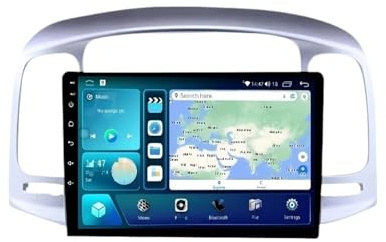 CarPlay Autoradio mit Stereoanlage, Bildschirm, Multimedia-Videoplayer und GPS für Hyundai Accent (2006–2011)(TL7 4G 32G)