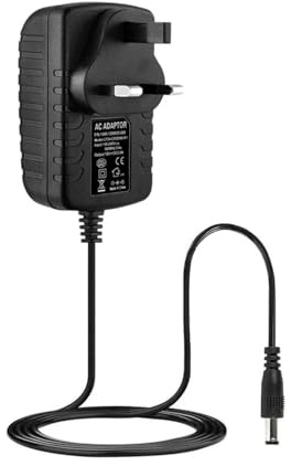 AC to DC 5V 1A Power Supply Adapter, Stable 5W Output with 5.5 x 2.1mm DC Plug, 100–240V Universal Voltage for Speakers Router Security Cameras LED Light Strips