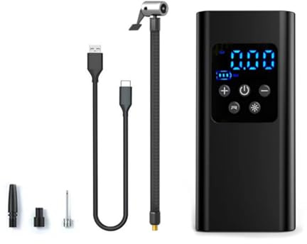 SRTMIRJJ Car Tyre Pump Car for MG 3 Hybrid+ (MG3) 2024-2025, 150PSI Portable Cordless Air Compressor, with Auto Shut Off, LED Light, Accurate Pressure Readings,Wireless version 6000mAh 11.1V