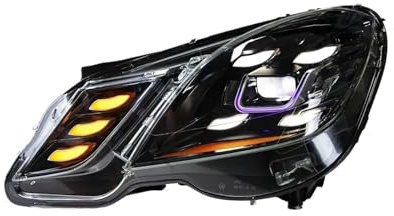 JJKSKV LED-Projektorscheinwerfer (2 Stück) – Kompatibel Mit W212 2010–2013, Tagfahrlicht, Kfz-Scheinwerferzubehör