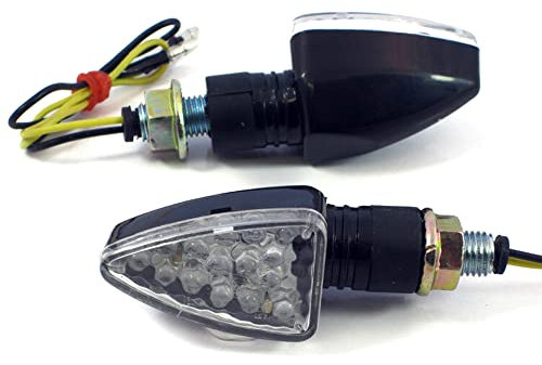 Alchemy Parts Klein Schwarz LED Blinker Motorrad